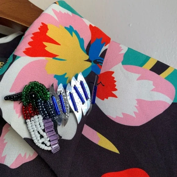 Dida Bole tropical print beaded dress - Picture 2 of 16